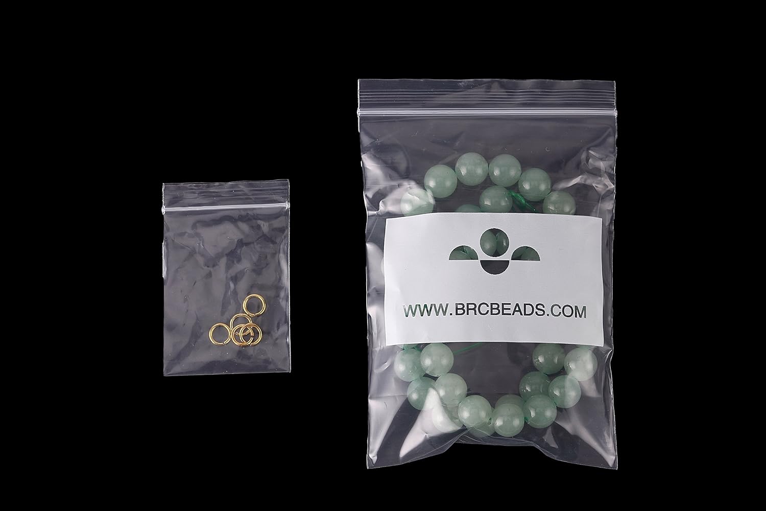 BRCbeads Aventurine Gemstone Loose Beads Natural Round 8mm Crystal Energy Stone Healing Power for Jewelry Making- Green