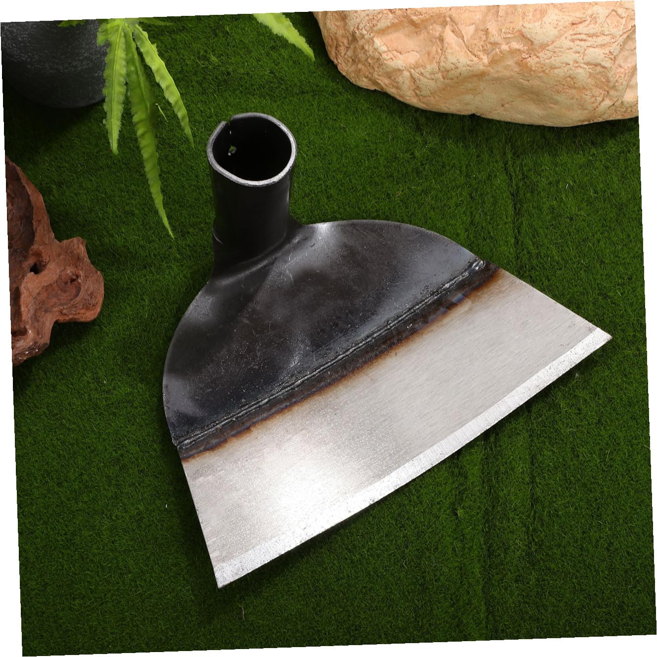 Strumento da Giardino in Acciaio per Diserbo e Scavo, senza Manico | Lavorazione del Suolo, per Giardinieri e Coltivatori, Utensile Manuale di Ricambio