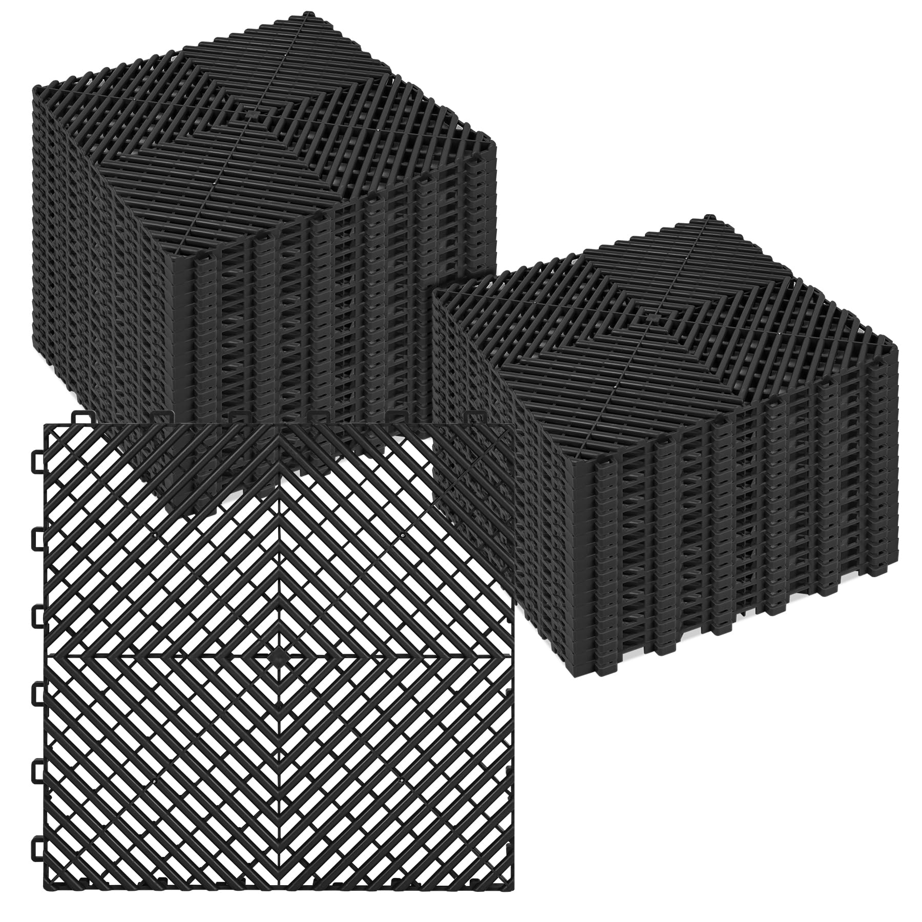 Interlocking Drainage Tiles 12" x 12" Modular Interlocking Cushion