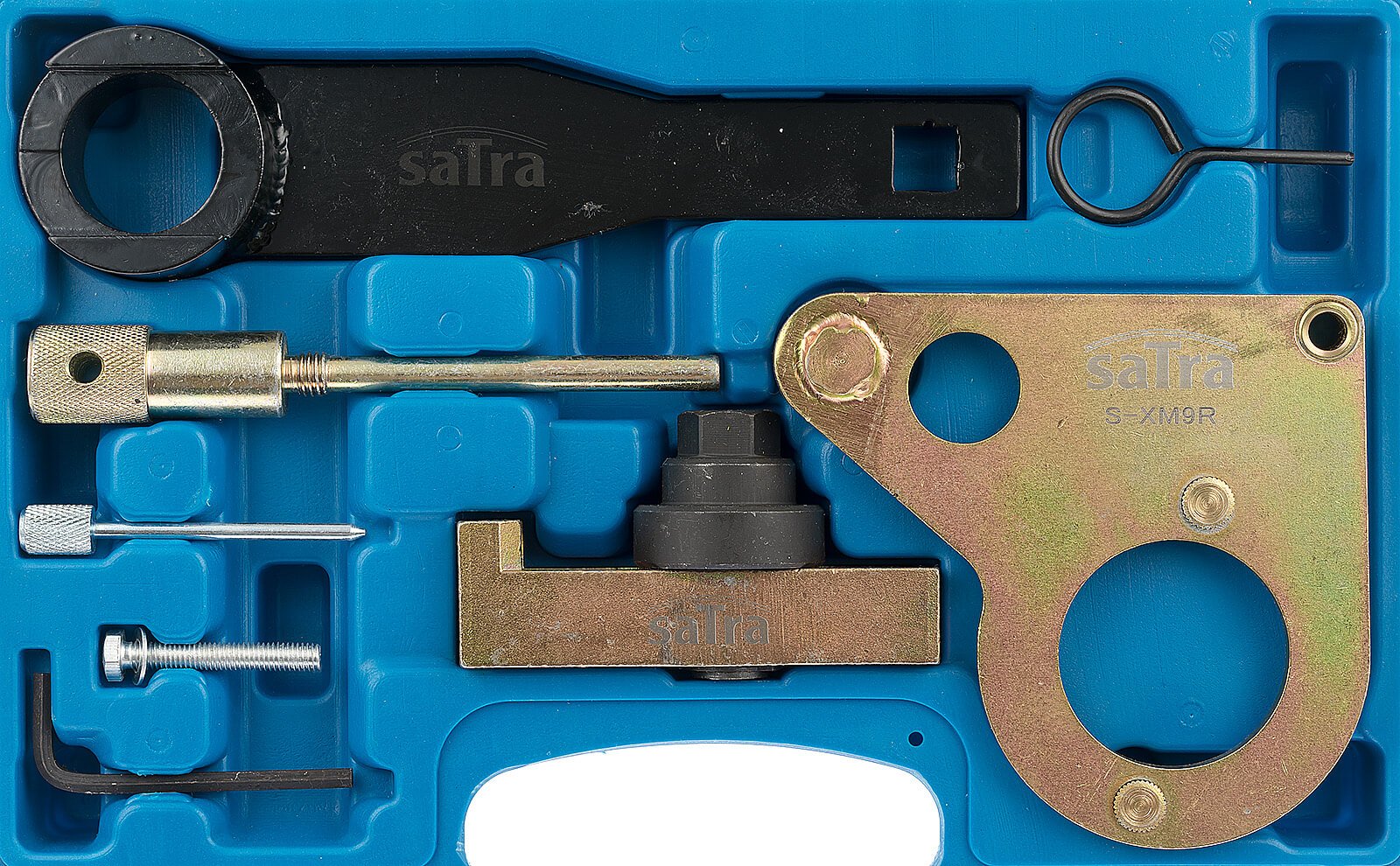 Strumento per la messa in fase del motore Satra S-XM9R compatibile con Renault, compatibile con Nissan, compatibile con motori diesel Opel 2.0 DCI con catena di distribuzione