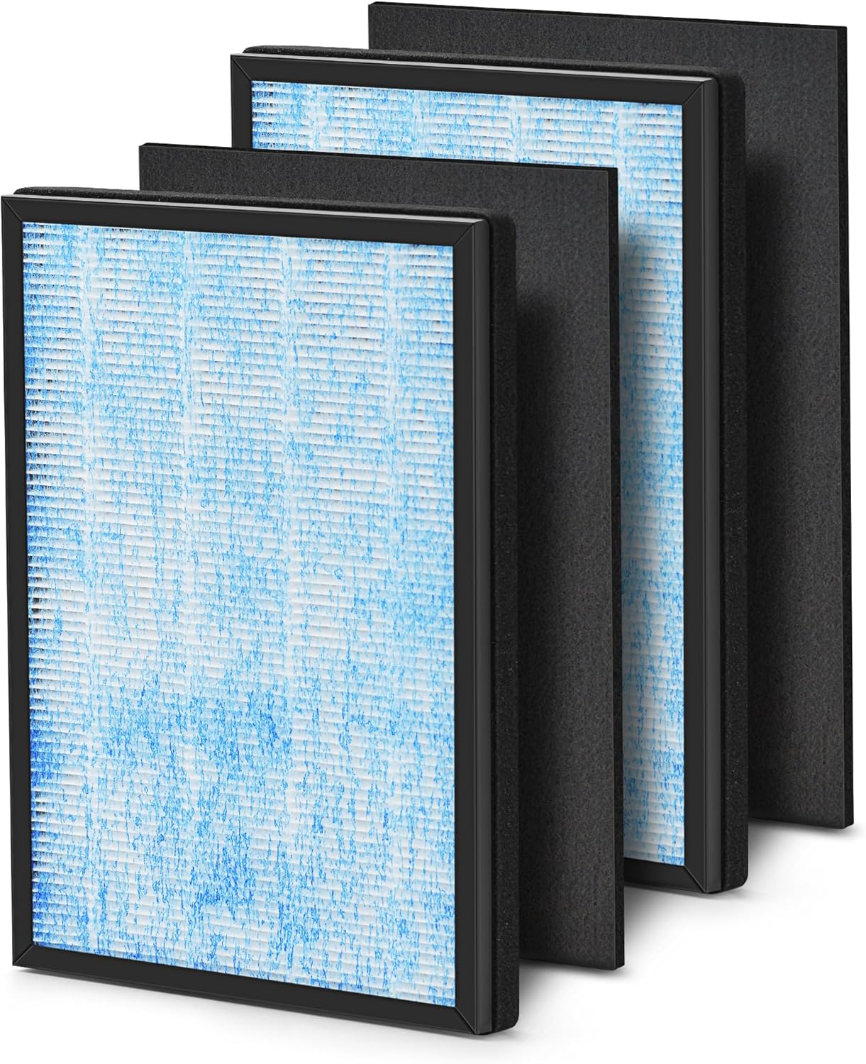 8L HEPA Replacement Filter Set Compatible with Okaysou Airmax 8L Air Filters, 3-Stage Airmax 8L Filter,and Blue Ultra-Filter Carbon Pre-Filter Air Cleaner for Home, 2 Pieces