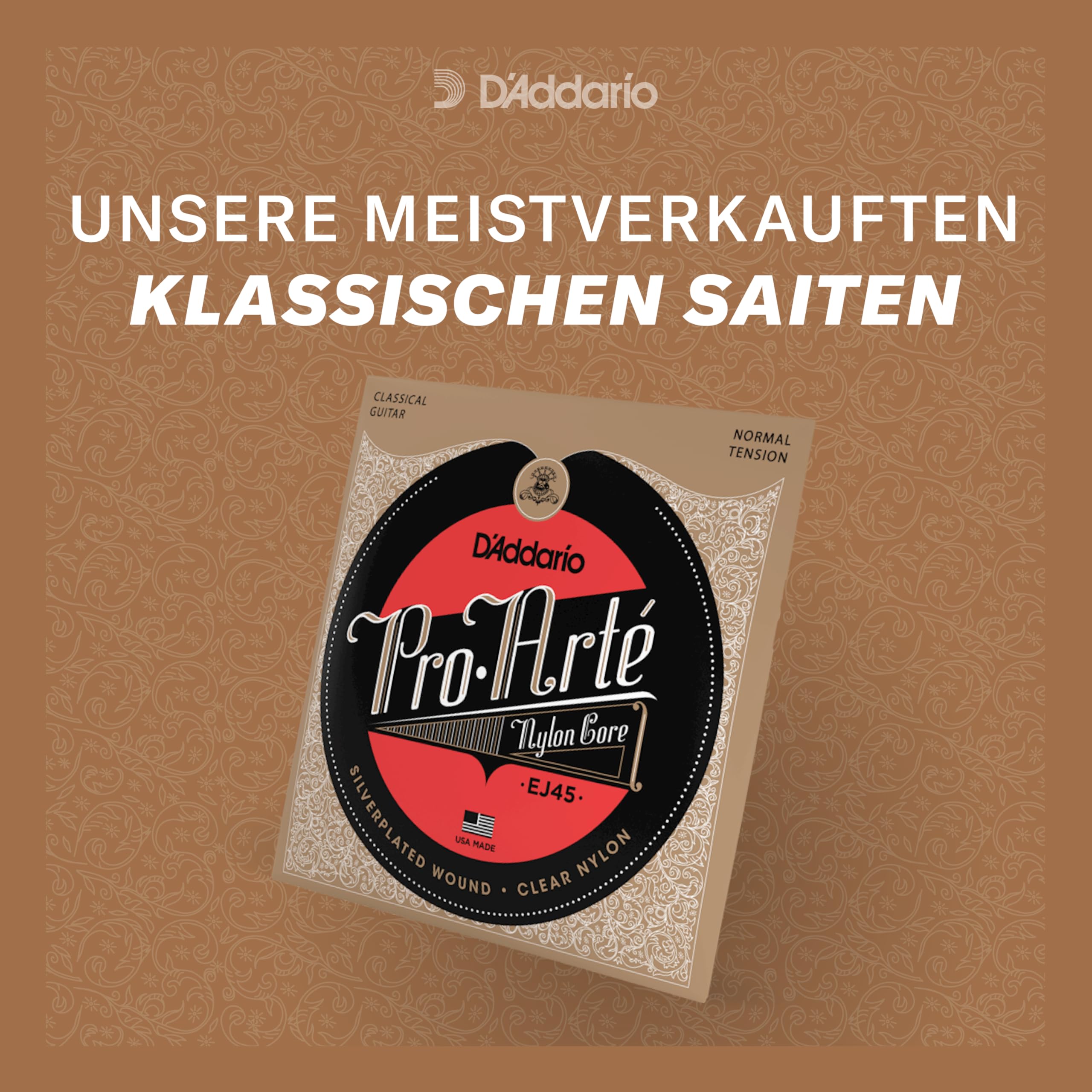 D'Addario EJ45 Pro Arté Nylon - Castanheira Sómúsica D'Addario EJ45 Pro Arté Nylon - Castanheira Sómúsica