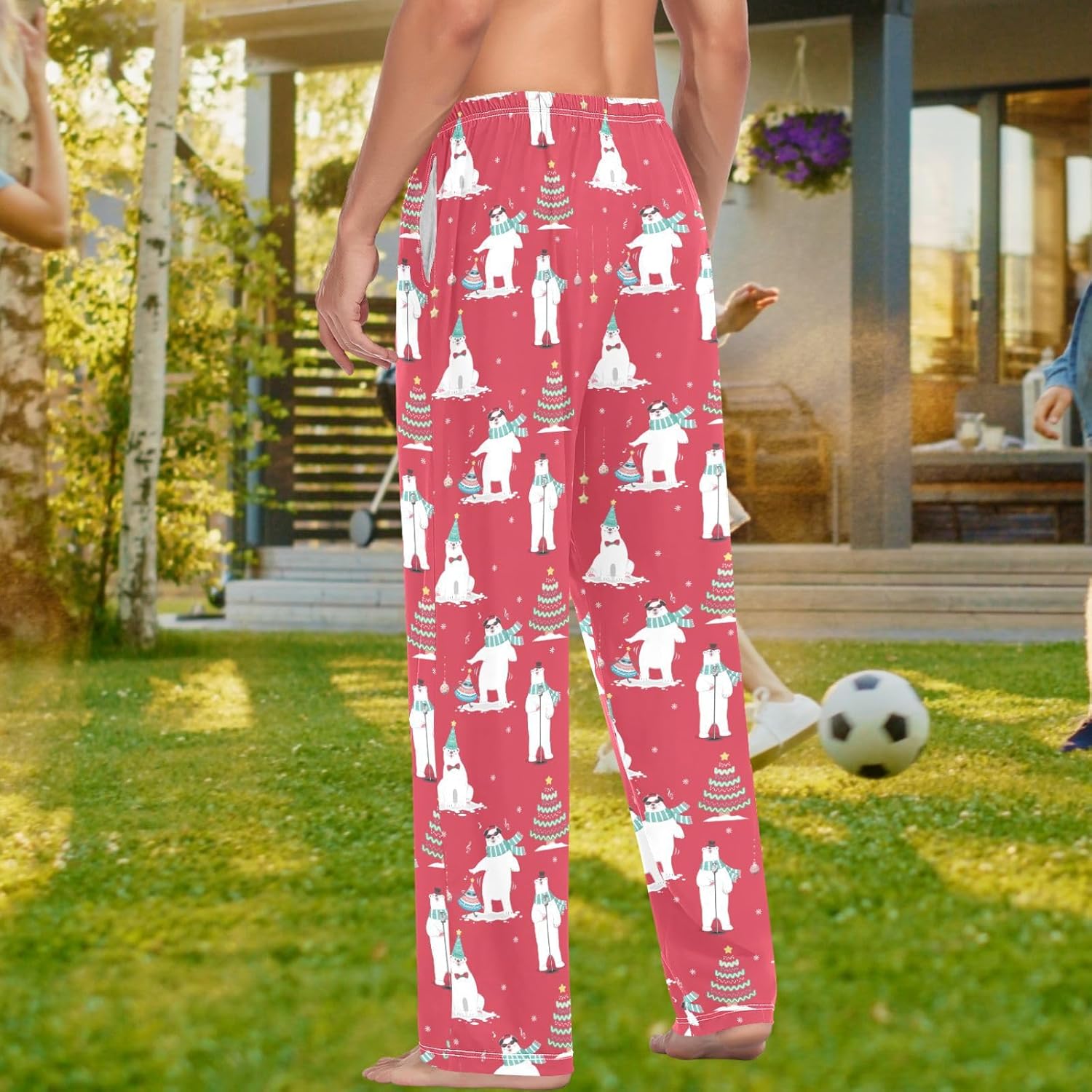 Mens Pajama Pants Funny Sleepwear Mens' Pajamas Bottoms Lounge Pants With Pockets S-XXL - Image 6