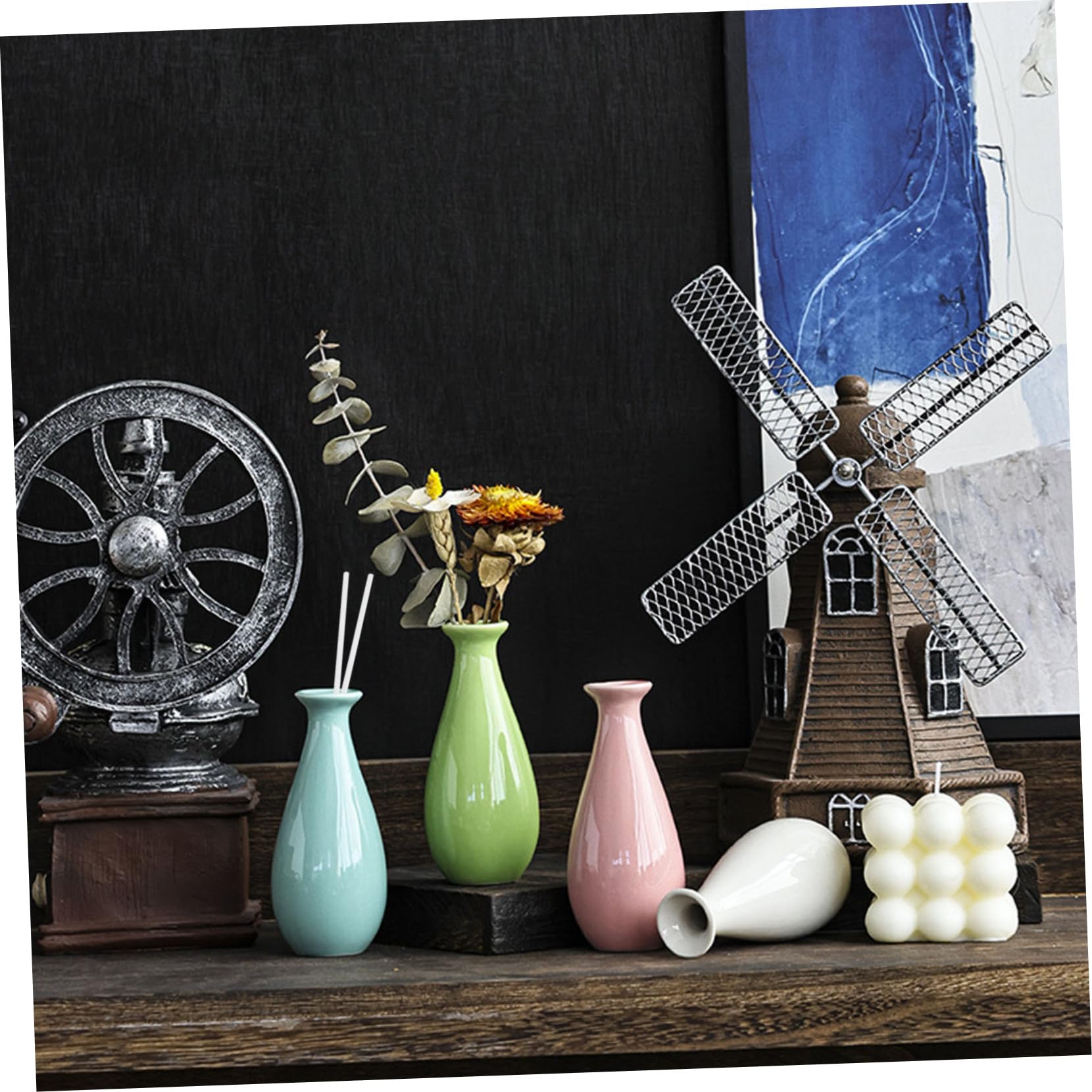 STOBAZA 60pcs Oil Diffuser Sticks Replacement Sticks for Home Non-Flame High-Grade Material for Scented Atmosphere