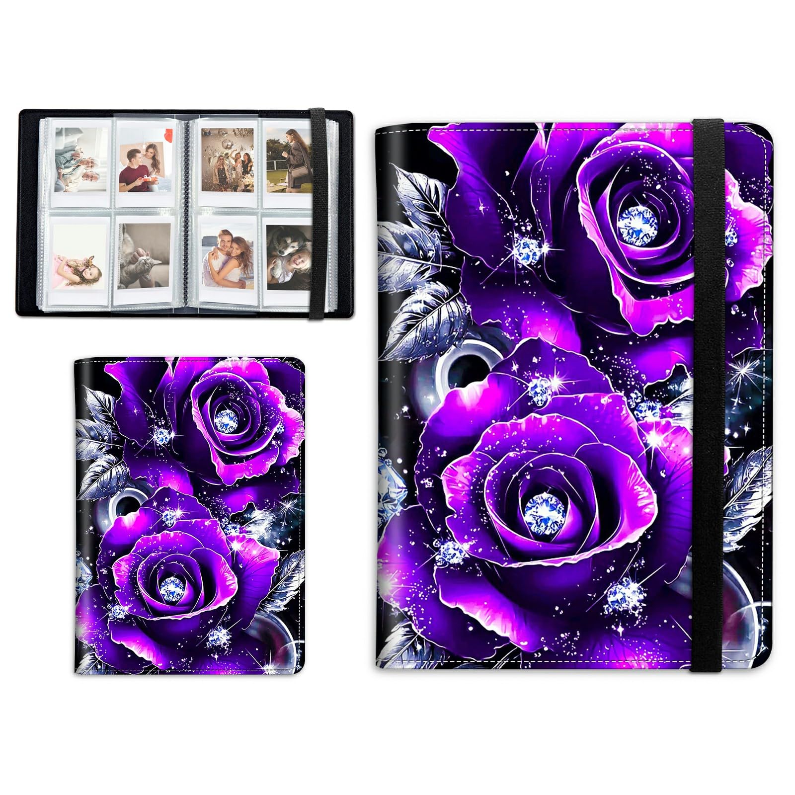 Albums photos de 5 x 7,6 cm compact pour stockage de 256 clichés