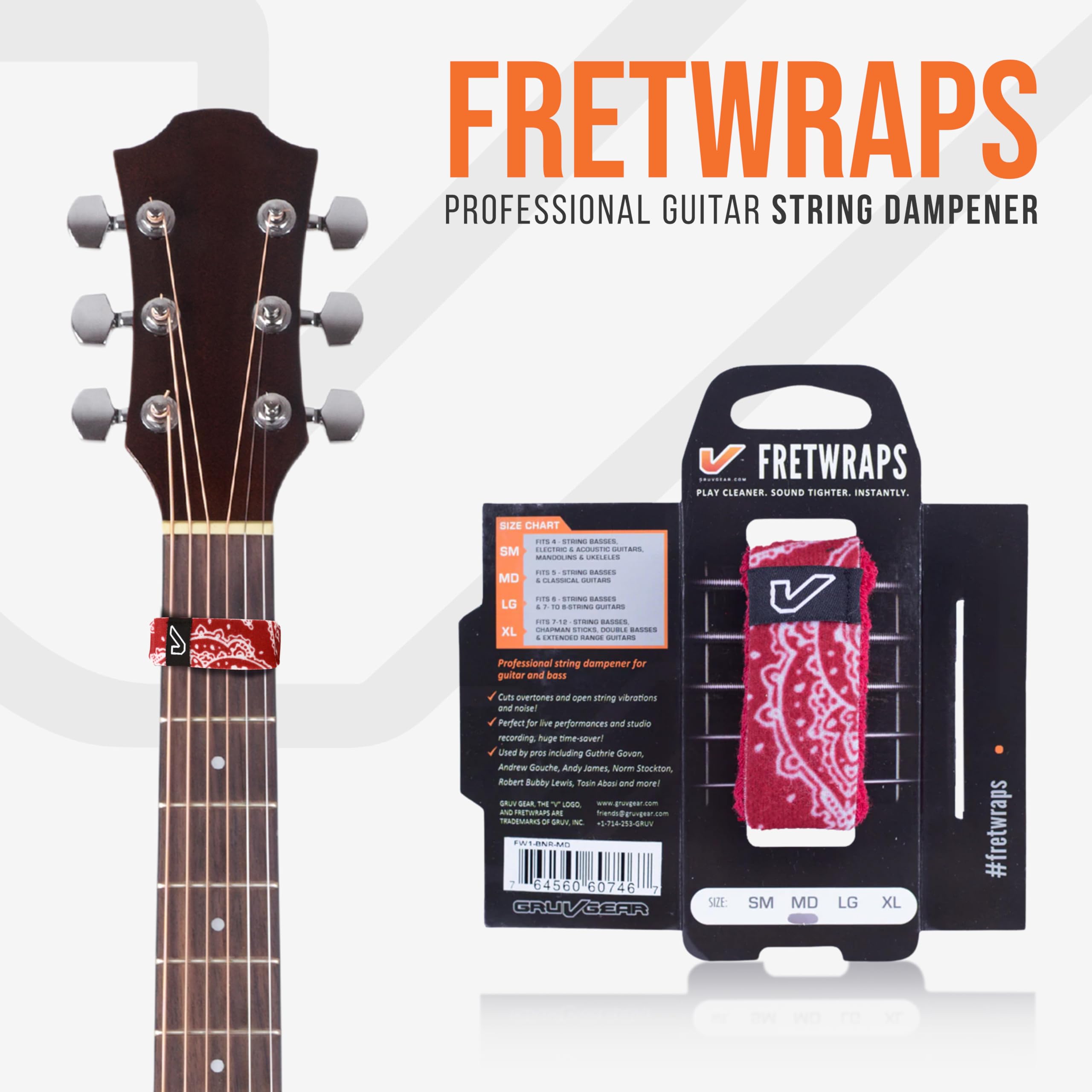 Amazon | Gruv Gear グルーブギア FretWraps FW1-BNR-SM フレット