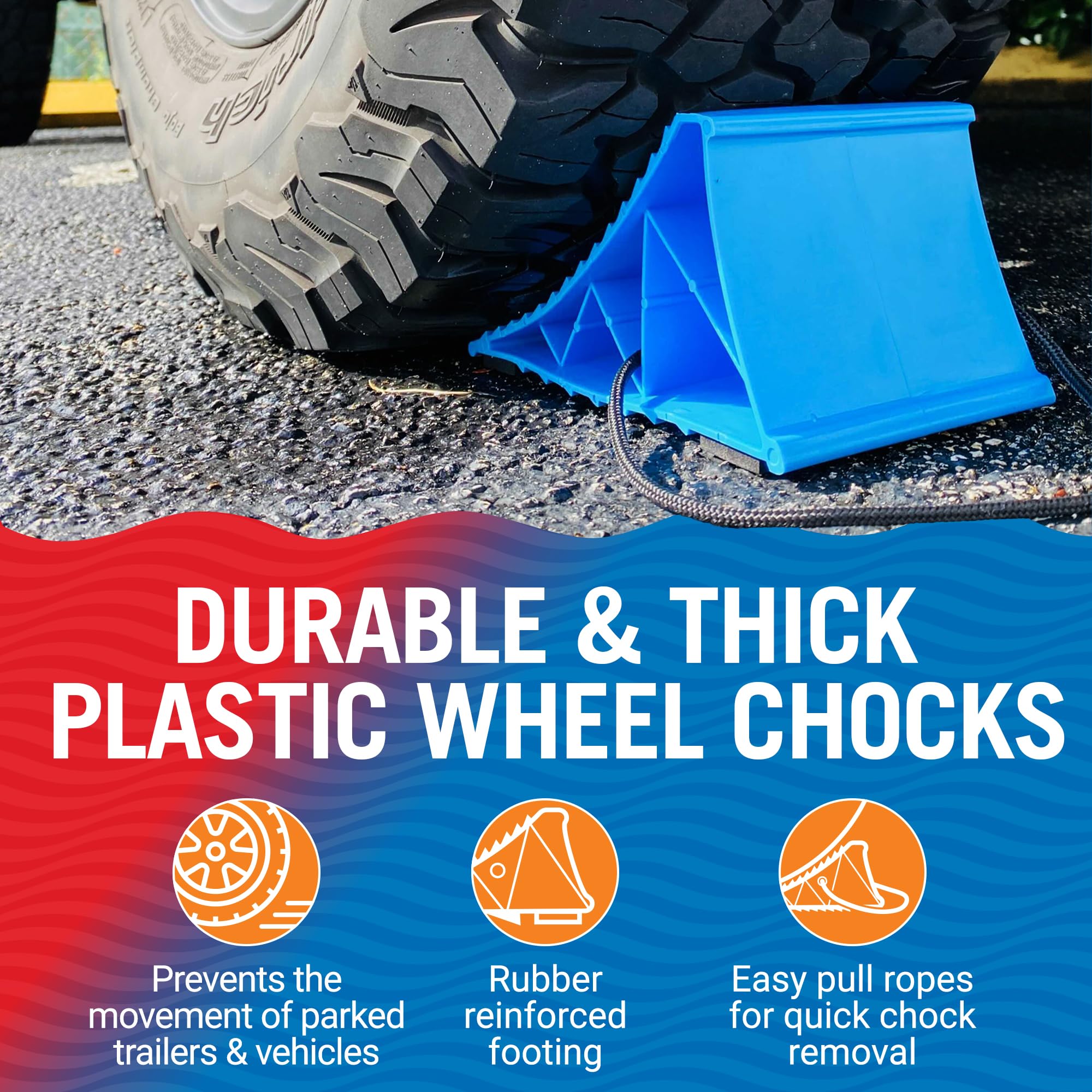 Trailer Wheel Chocks - Secure Your Boat & Trailer -2