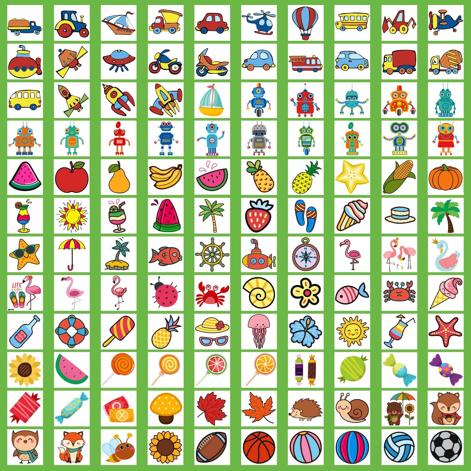 Kids Temporary Tattoos - Party Supplies -5