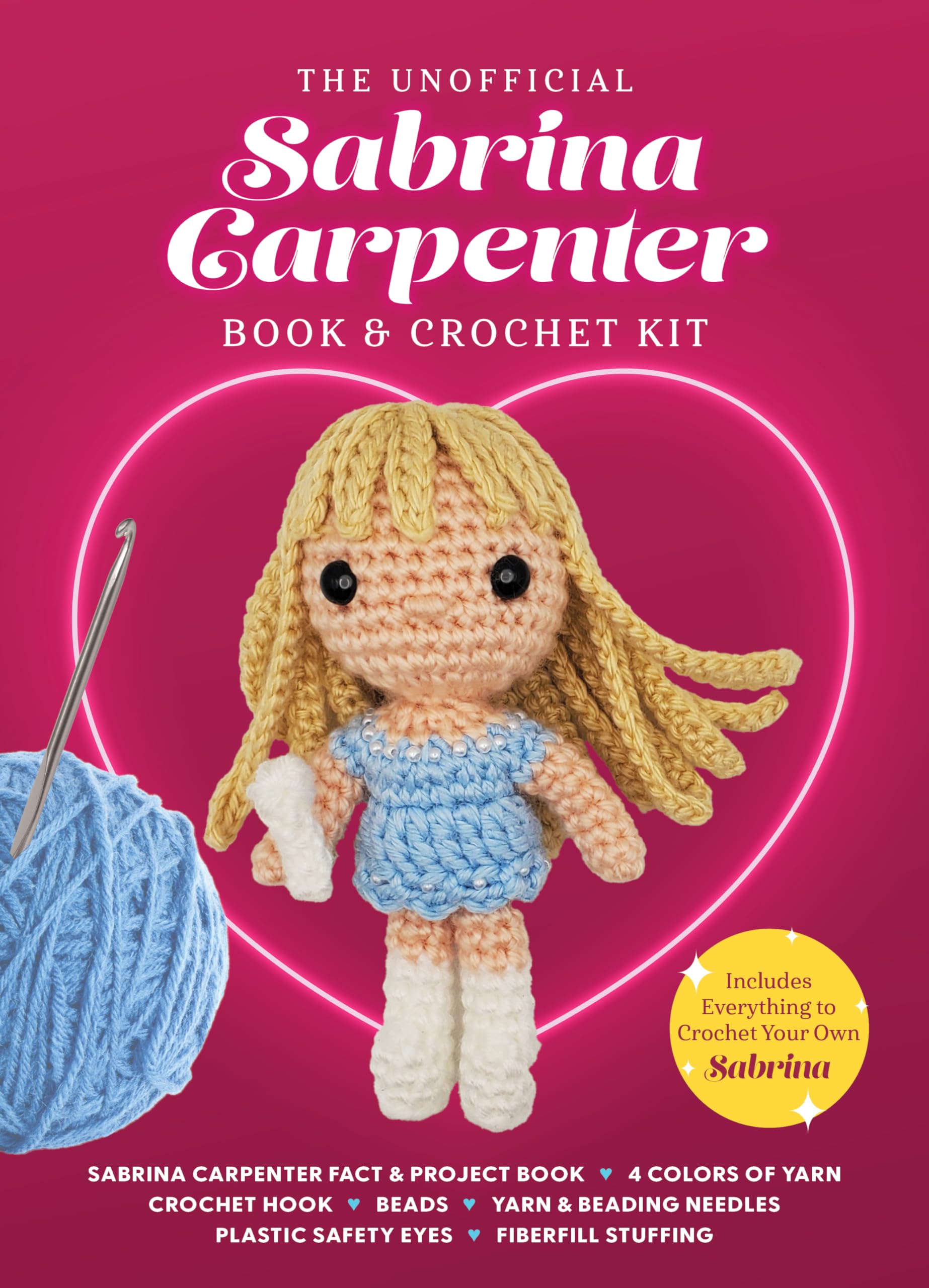 The Unofficial Sabrina Carpenter Book and Crochet Kit - 9780785847441