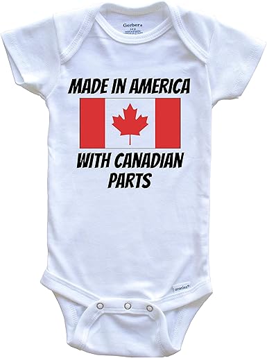 Canadian onesie baby Clearance