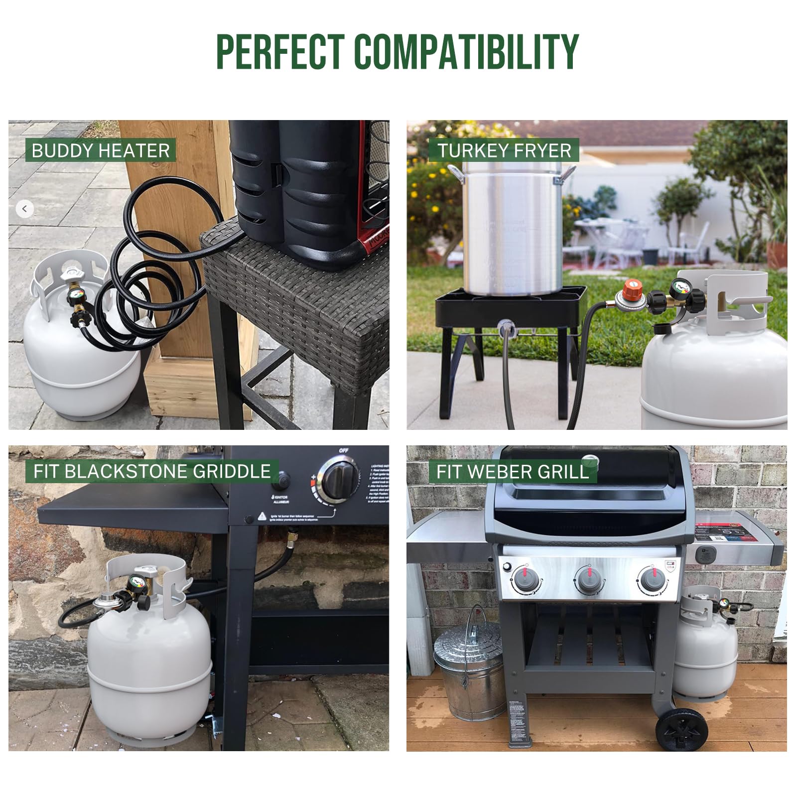 Propan Druckmesser - Präzises Manometer Für Gasflaschen 5-40 Pfund