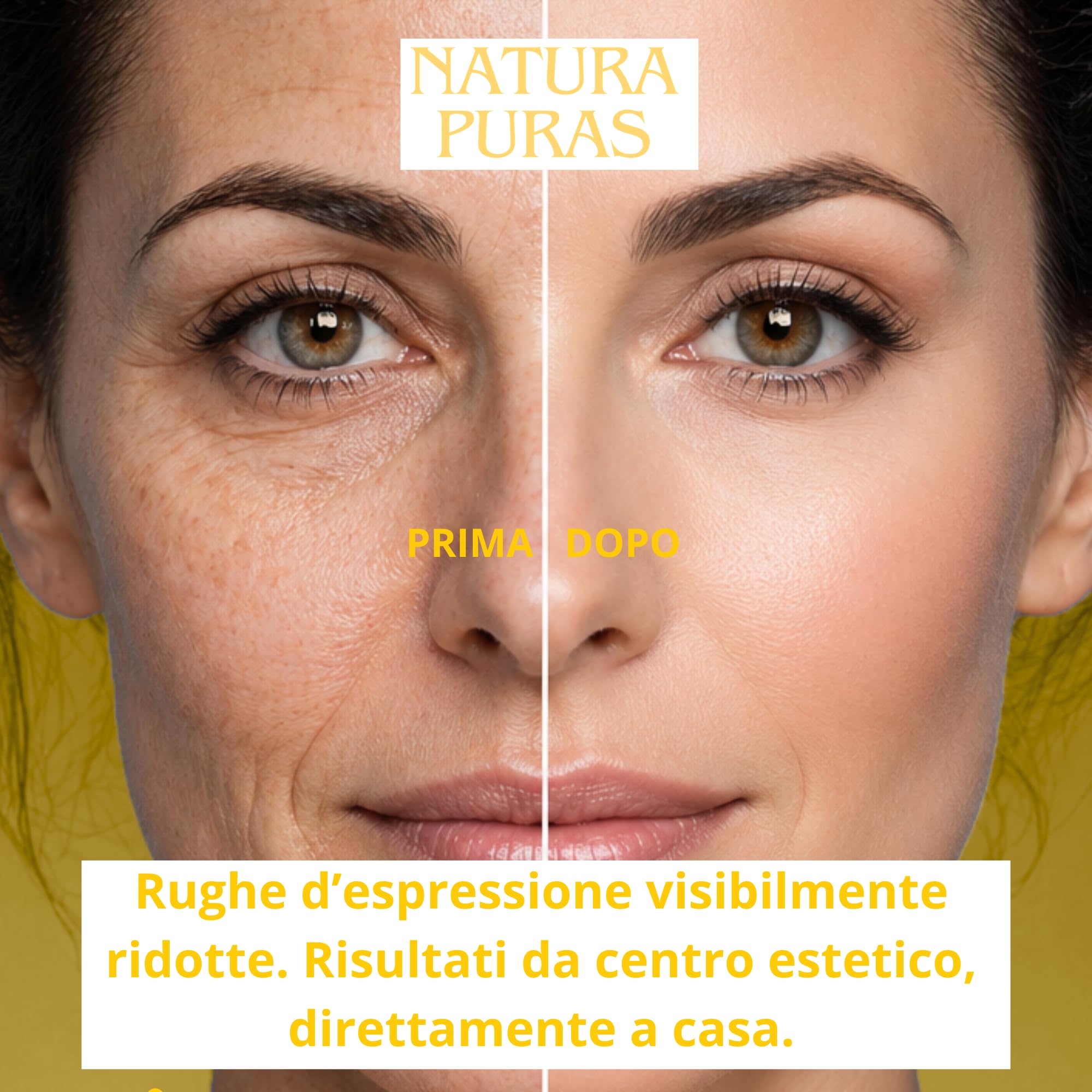 Siero Viso con Microaghi Coreano Antirughe 20ml NaturaPuras | Microneedling Liquido