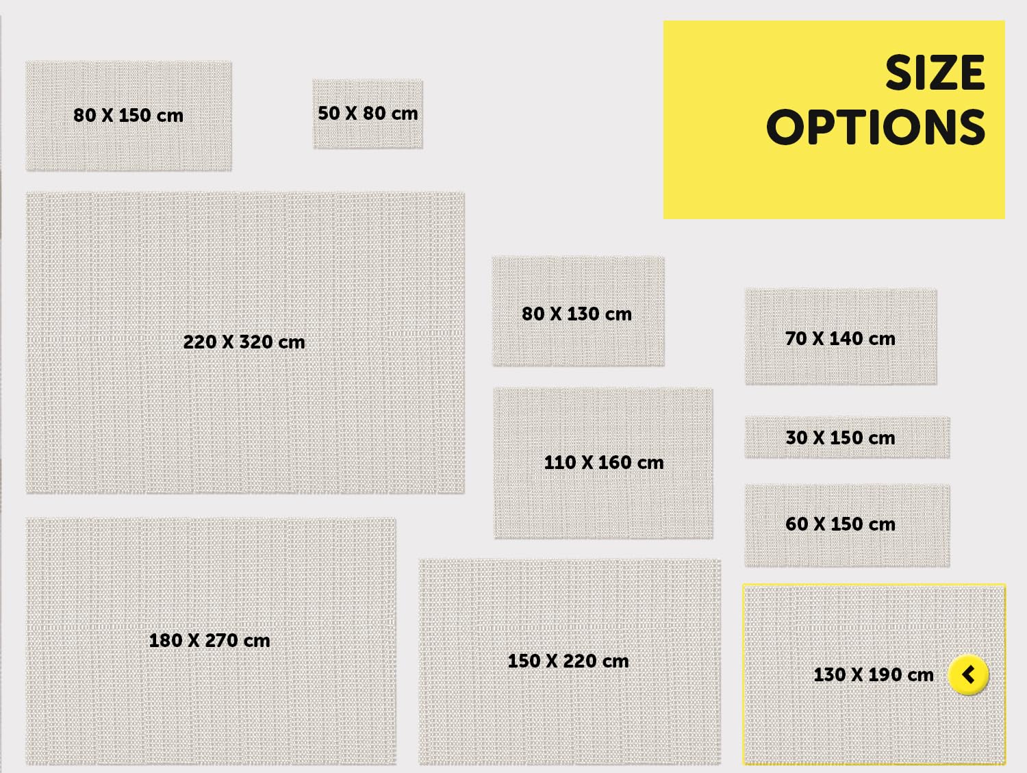 aboveBED Anti Slip Rug Underlay 130 x 190 cm, Non Slip Mat Cut to Size - Image 4