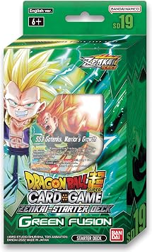 BANDAI | Dragon Ball Super CG Baralho inicial da s rie Zenkai SD19 - Green Fusion | Jogo de cartas | Idades a partir de 6 anos | 1 jogador