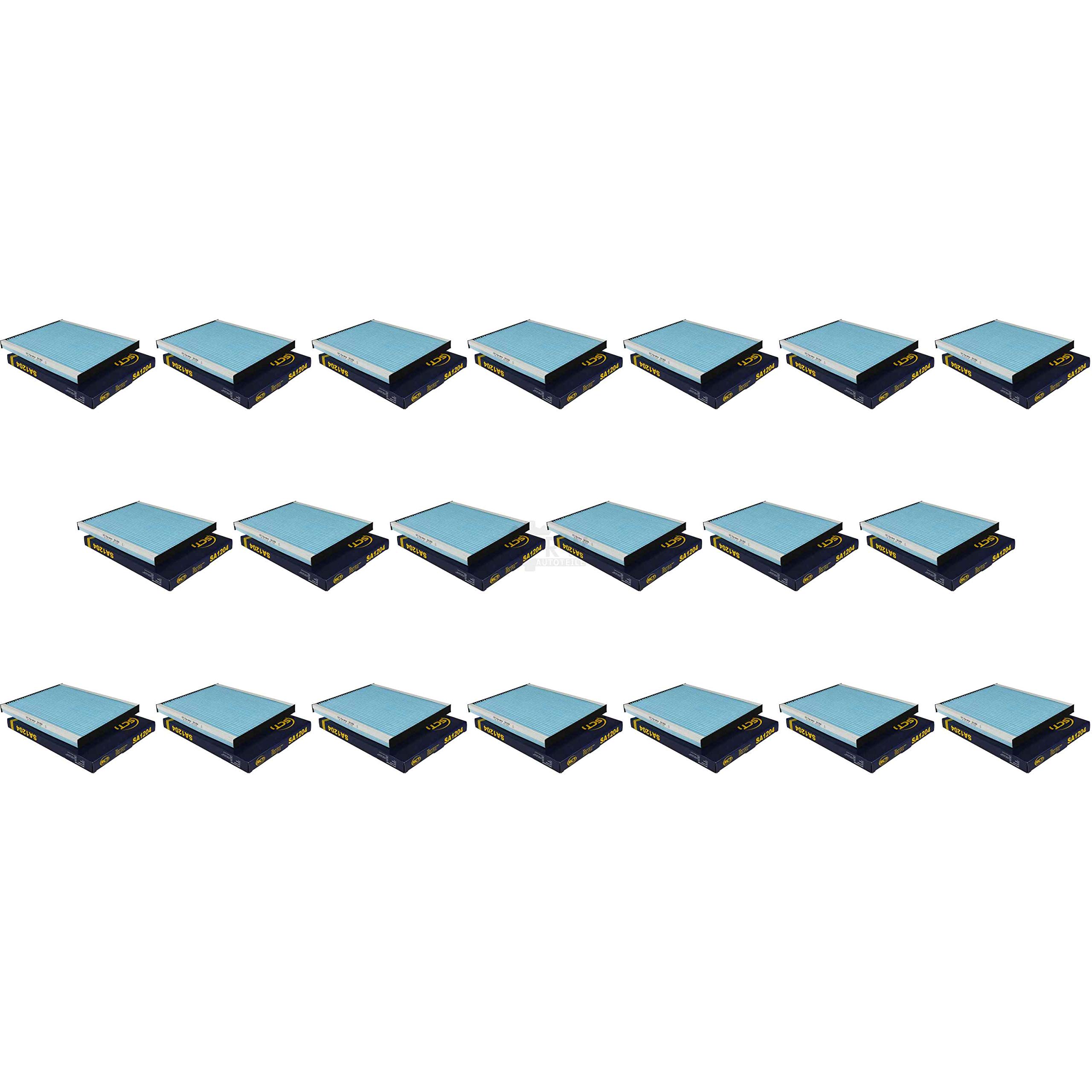 Set 85580450 SA 1204 20 filtros originales SCT para habitáculo, filtro de polen
