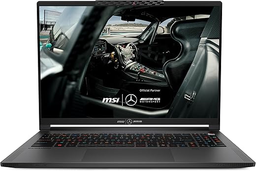 MSI Stealth 16 Mercedes-AMG Motorsport,Intel 1st Gen. Intel Ultra 9 185H,41CM QHD+ OLED,240hz Gaming Laptop(32GB/2TB NVMe SSD/Windows 11…