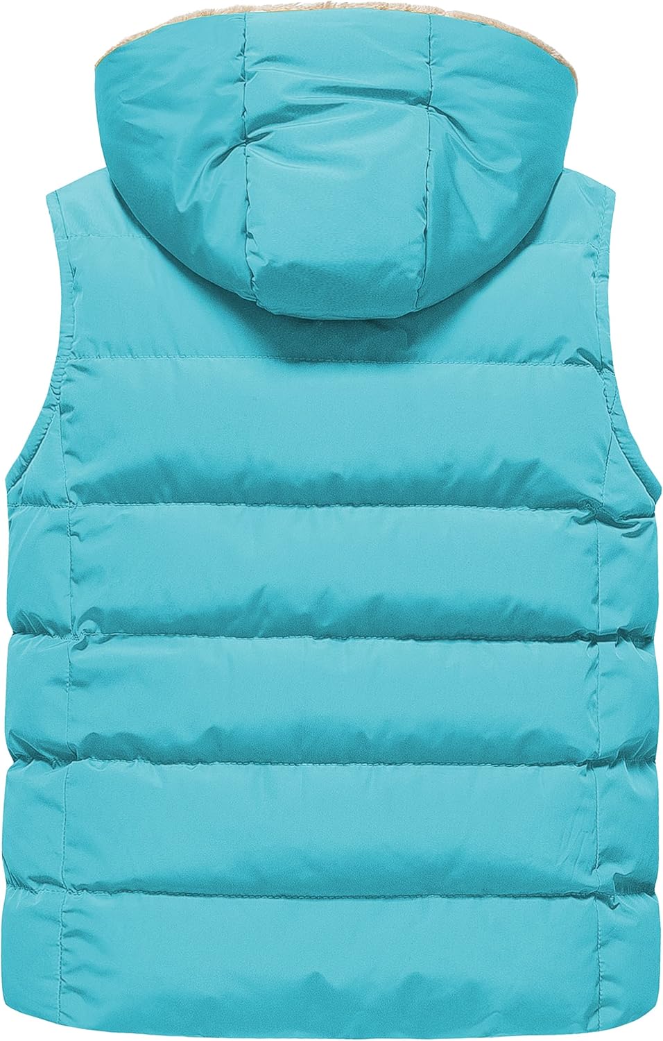 Pursky Girl's and Boy's Hooded Warm Puffer Vest Outerwear Soft Flannel Lined Insulation Waistcoat - Image 2