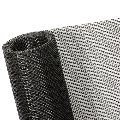 TOOLTRIZ Windows Screen and Screen Door Replacement, 48"x118" Durable Fiberglass