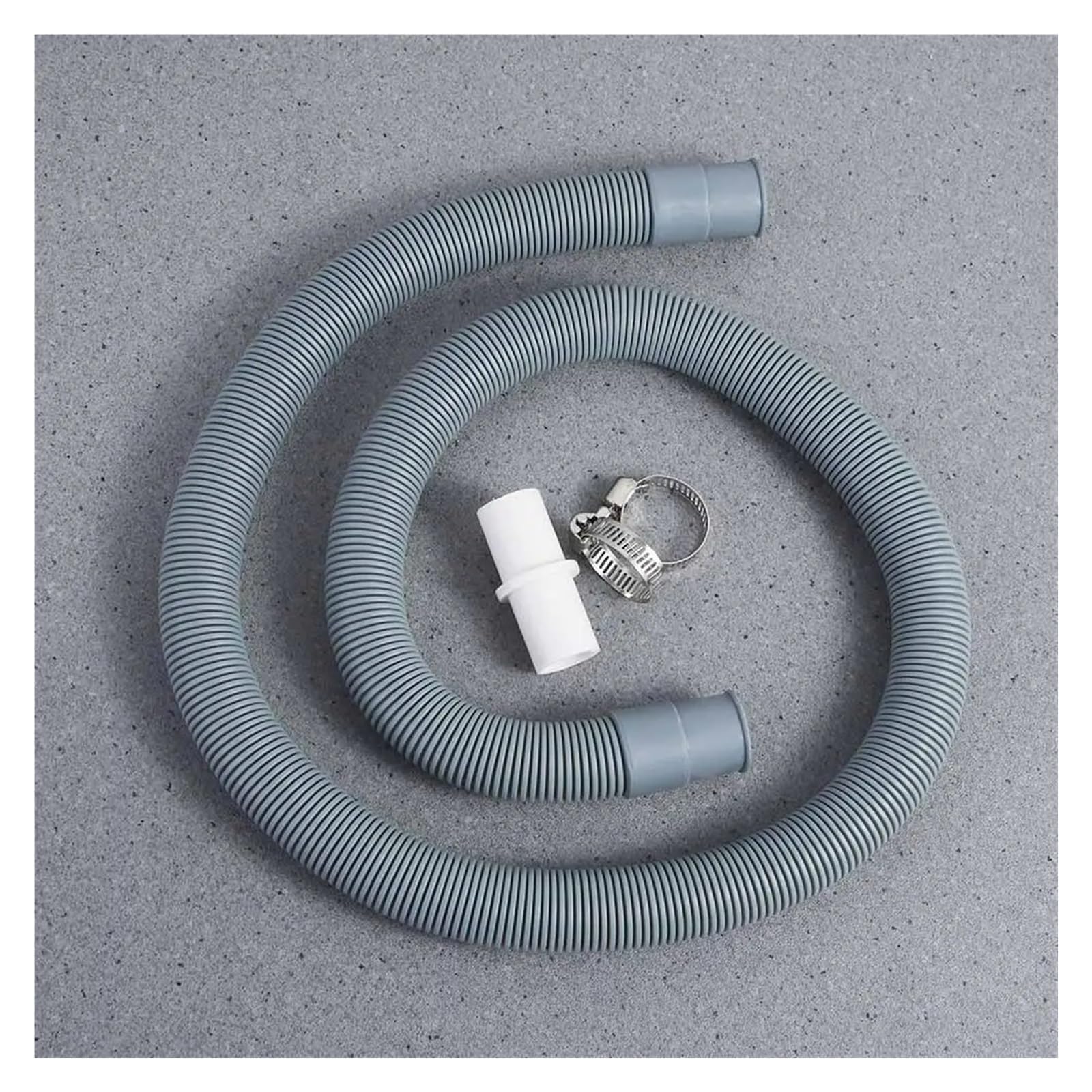 Ablaufschlauch-Verlängerung, Waschmaschinenschlauch, 3/2/1 m, Verlängerungsschlauch für Waschmaschine, Universal für Spülmaschine (1 m)