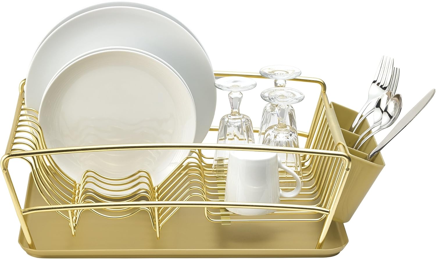 Better Houseware 3 Piece Dish Rack Set Gold Amazon.ca Home