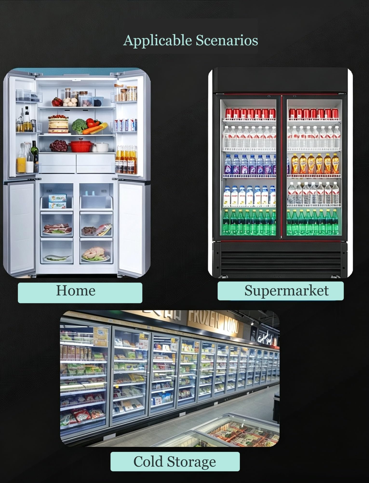 Griglia Frigorifero di Ricambio, Ripiano Acciaio Congelatore | Compatibile con frigoriferi, congelatori e vetrine refrigerate. Facile da pulire(22.8x21.3in/58x54cm)