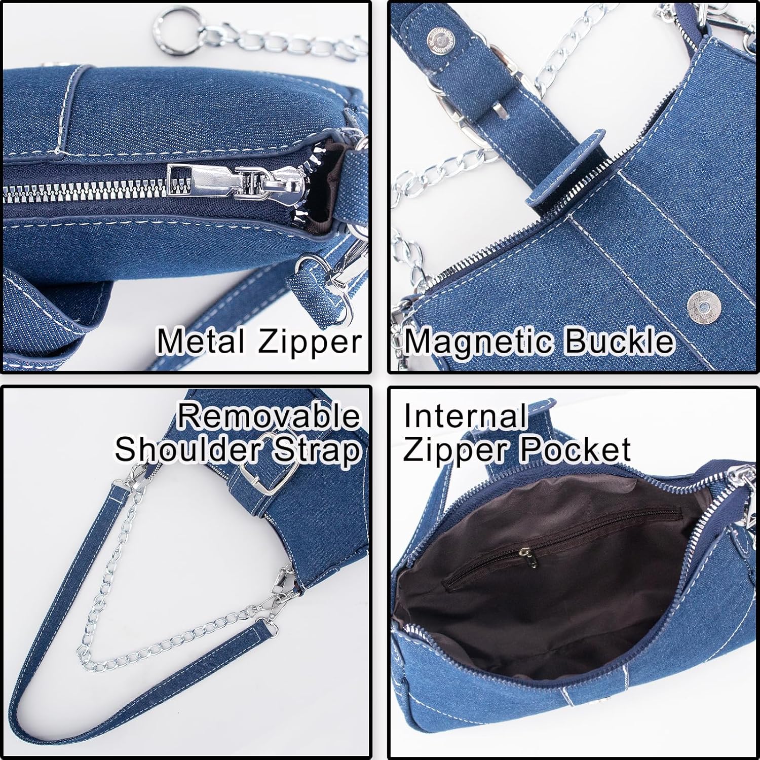 Rhinestone Purse Silver Hobo Purse Sparkly Black Evening Bag for Women Prom Party Wedding | Rhinestone, Sparkly, Prom, Party, Wedding