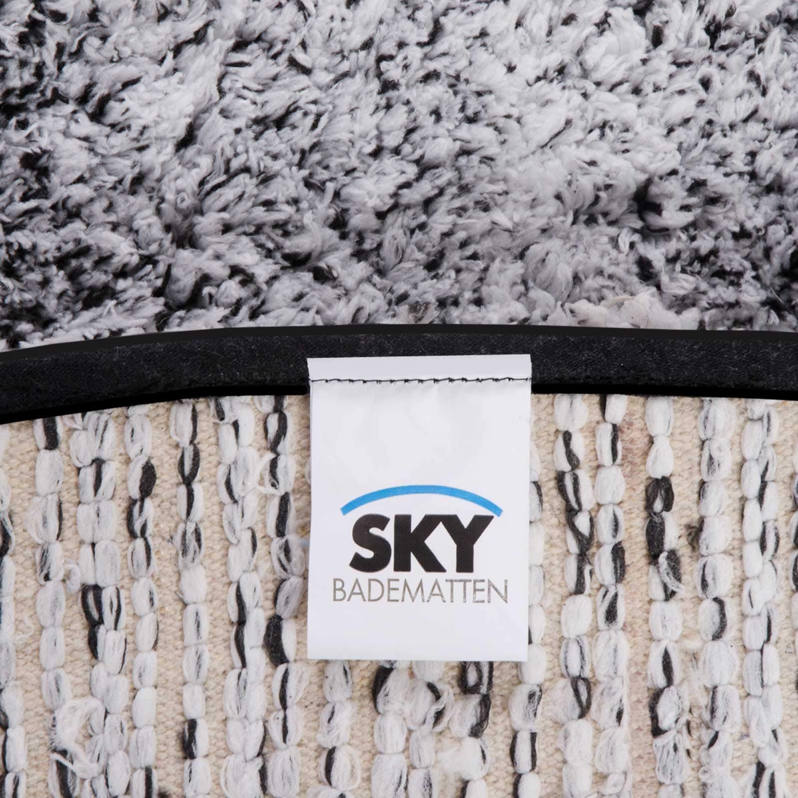 Sky® Deep Pile Luxury Bath Mat, Ombre Black Ultra Soft, Thick Pile