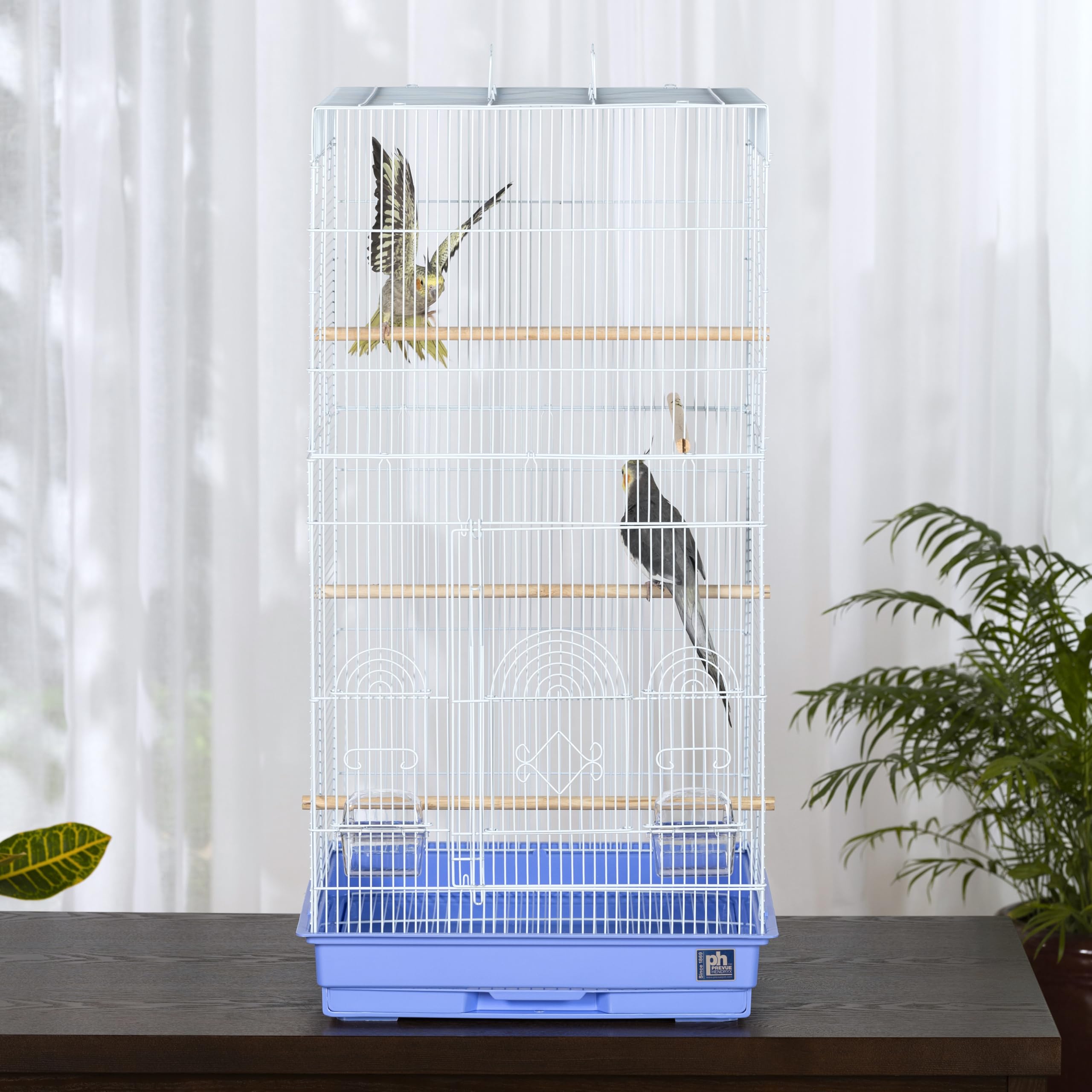 PREVUE PET Products Specono1818h-b Vogelkäfig – Hoch, Für Sittiche & Kleine Vögel, Mit Schublade