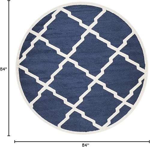 Vista 109 de Safavieh Amherst Collection amt421b Gris Claro y Beige Interior/exterior Area Rug, Polipropileno