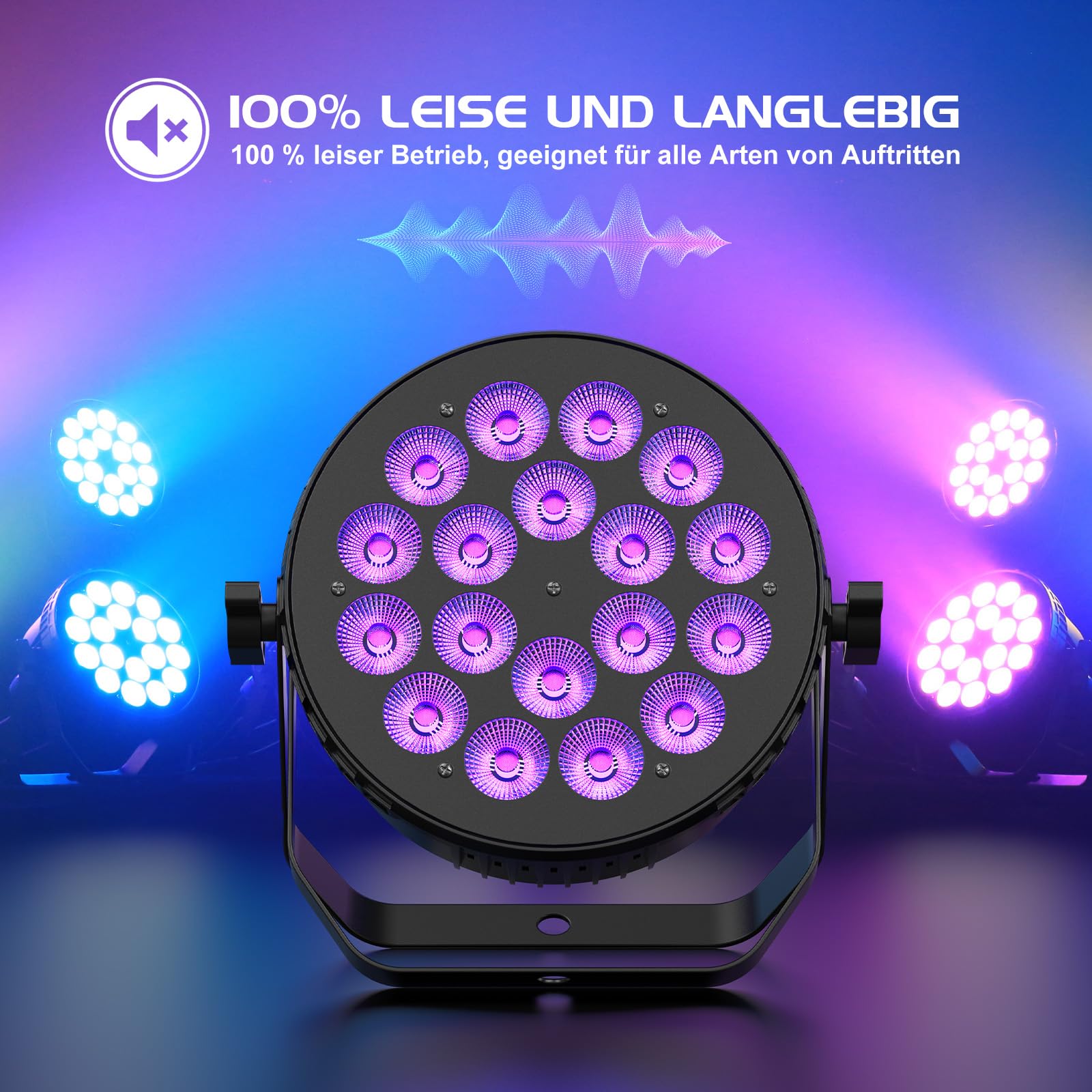 180 W RGBW LED Par Strahler, LED Bühnenbühne mit DMX512