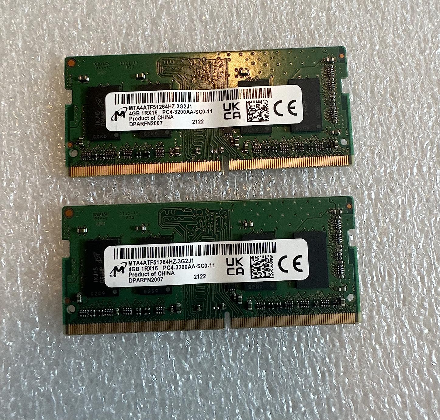 Micron 8GB KIT(2 x 4GB) DDR4 3200MHz PC4-25600 1.2V Chile | Ubuy