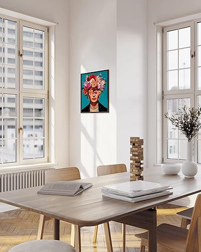 Miniatura 4 de HAUS AND HUES Frida Kahlo - Arte de pared - Póster feminista inspirador, obra de arte mexicana chicana, impresión empoderadora para el hogar o