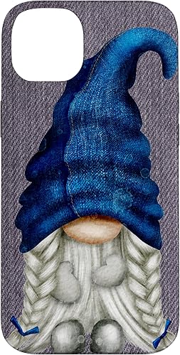 iPhone 14 Plus Funny Gnome Girl con jeans azules para mujer lindo estuche de mezclilla iPhone 14 Plus Funny Gnome Girl con jeans azules para mujer lindo estuche de mezclilla