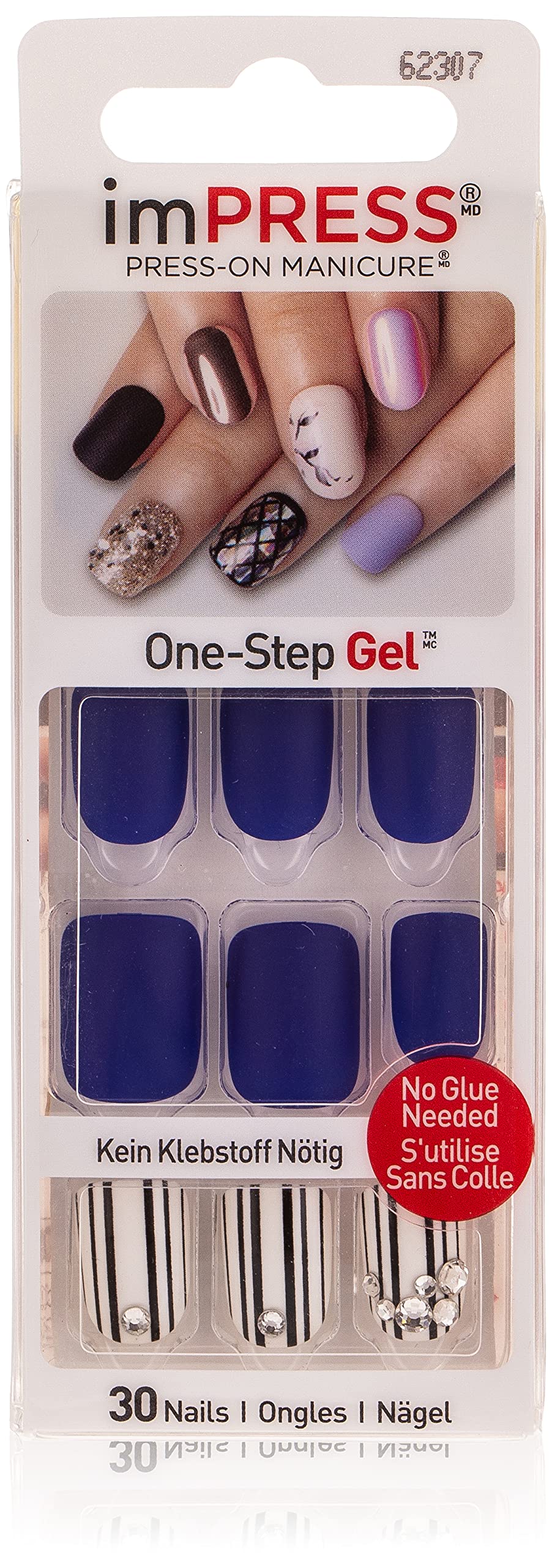 Broadway Impress Accent Nails Swept Away Bipa060(Styles May Vary)