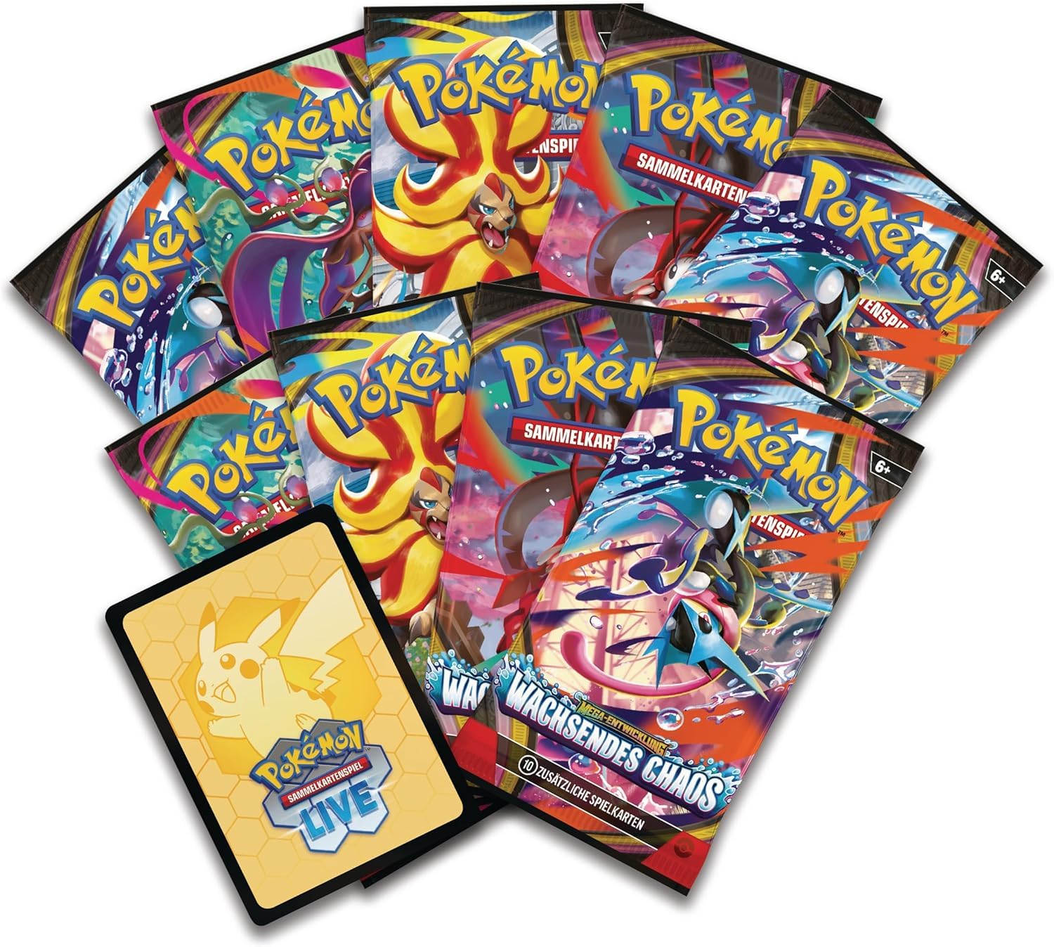 Pokemon Wachsendes Chaos – Top Trainer Box TTB - Deutsch NEU & OVP und BB-Toy-Trades-Toploader