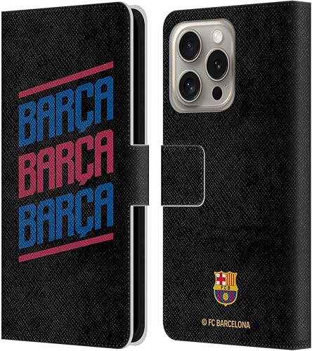 Miniatura 7 de Head Case Designs Funda de piel con licencia oficial del FC Barcelona con logotipo y patrón de Forca Barca, compatible con Apple iPhone XR
