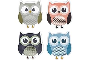 Owl Teacher Gifts - Cute Animal Eraser Set - Pack of 4