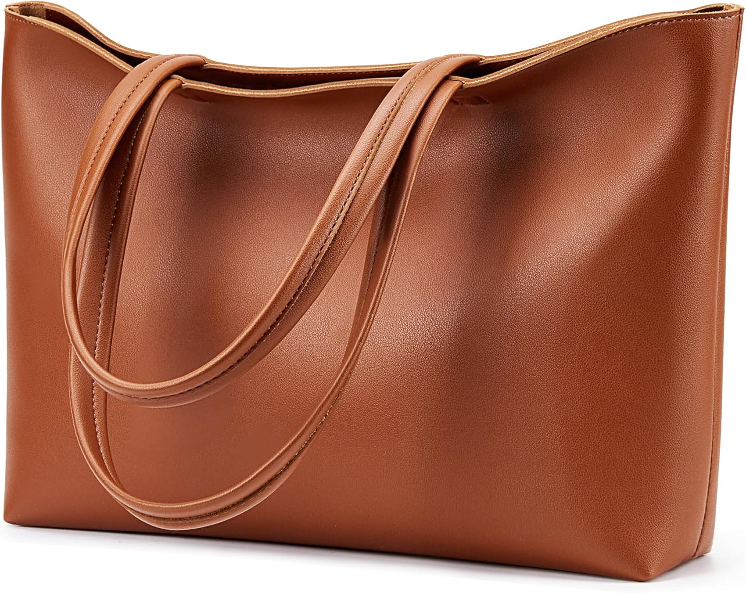 KALIDI Handbag Women’s Large Shopper Bag Women’s PU Leather Tote Bag Waterproof Handbag with Zip for Work, Travel, Shopping, School