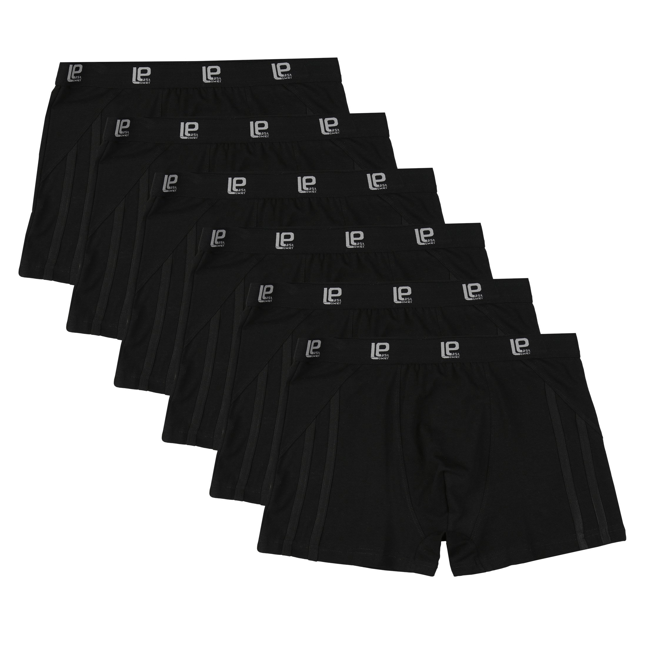 Lower East Herren Boxershorts, Retro Design (6er Pack)