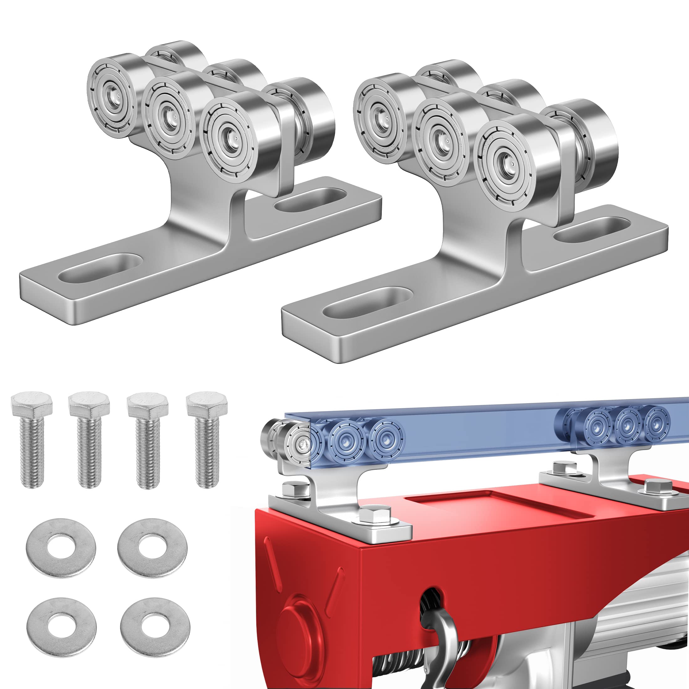 Buy Acemaker 2pcs Hoist Trolley for PA2001000 Electric Hoist, 6 Wheels