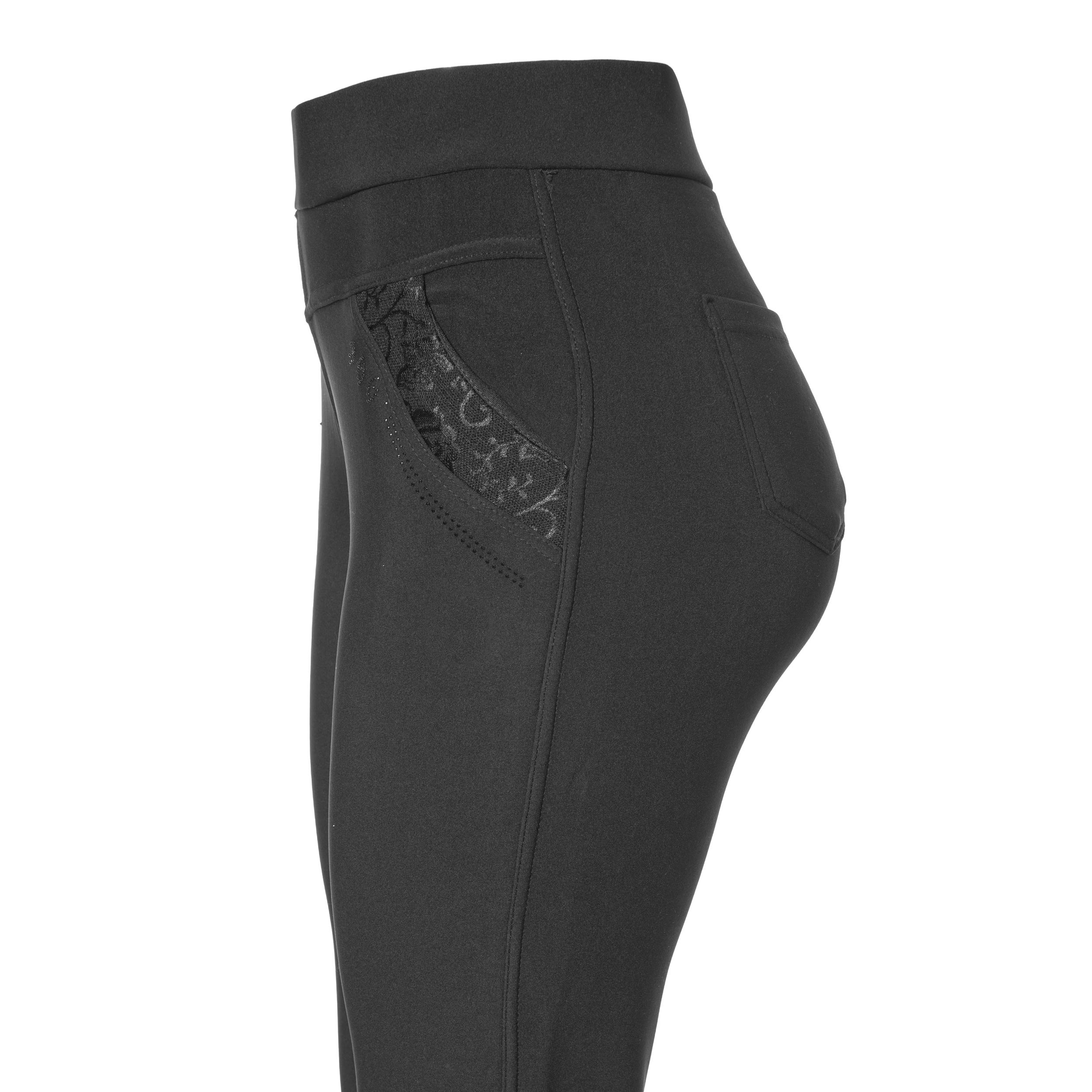 Kendindza - Pantalones térmicos para mujer, forrados con forro polar interior, opacos