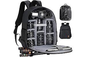 Professional TARION Camera Backpack DSLR Photography Waterproof Laptop Compartment