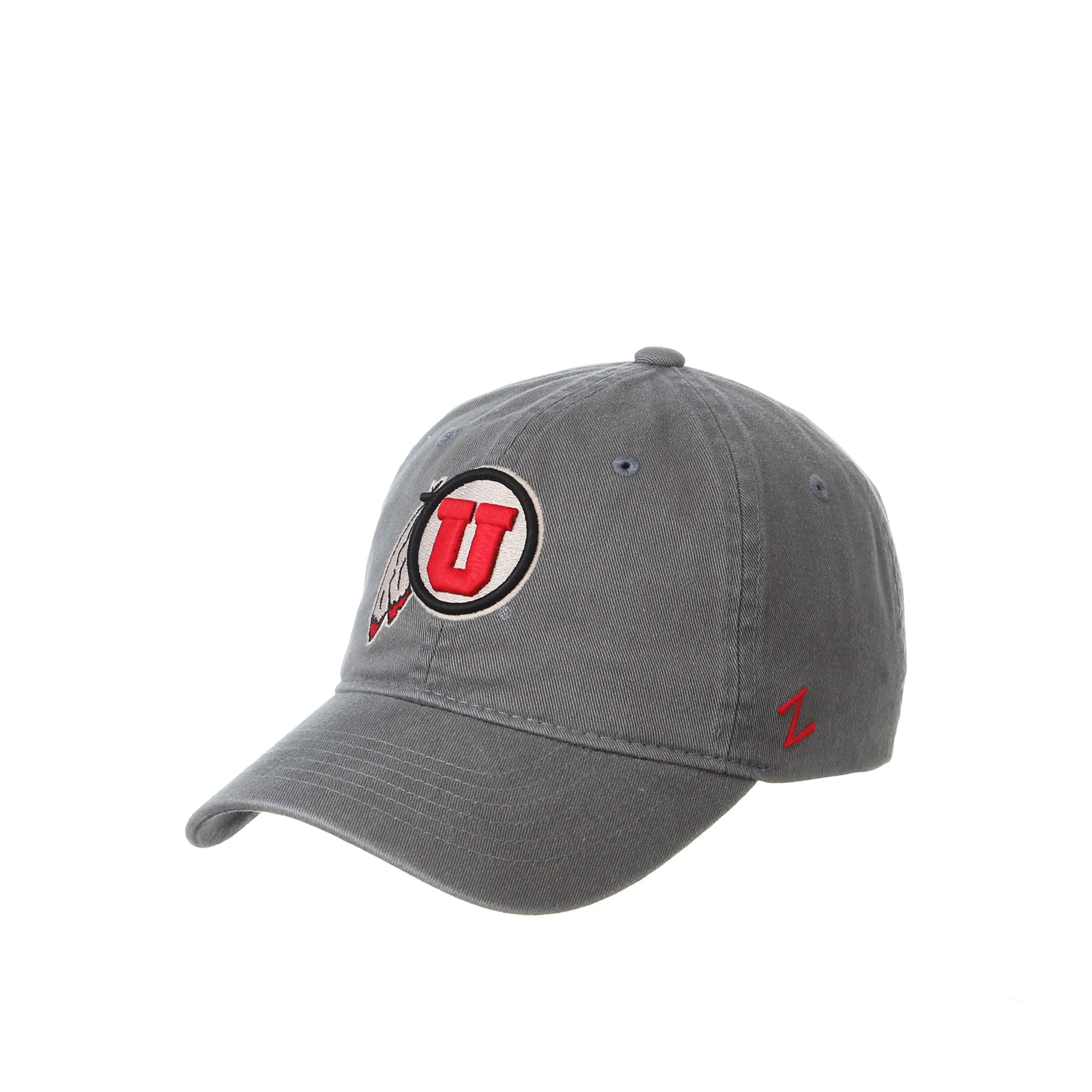 ZHATS NCAA Utah Utes Mens Adjustable Scholarship Hat Charcoal, Utah Utes Charcoal, Adjustable — image 1