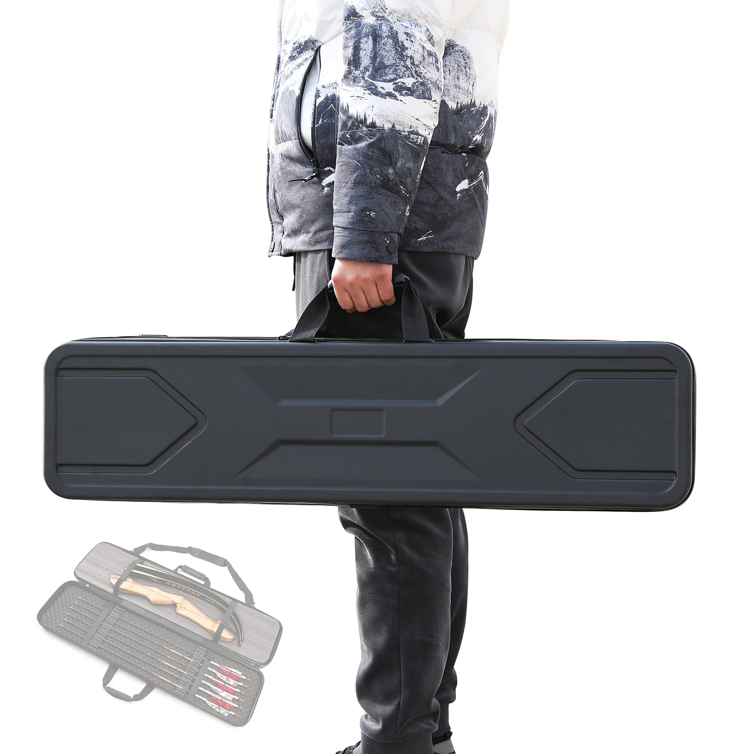 Amazon.co.jp: SHARROW 90*25.5*12.5cmアーチェリーケース 弓箱 