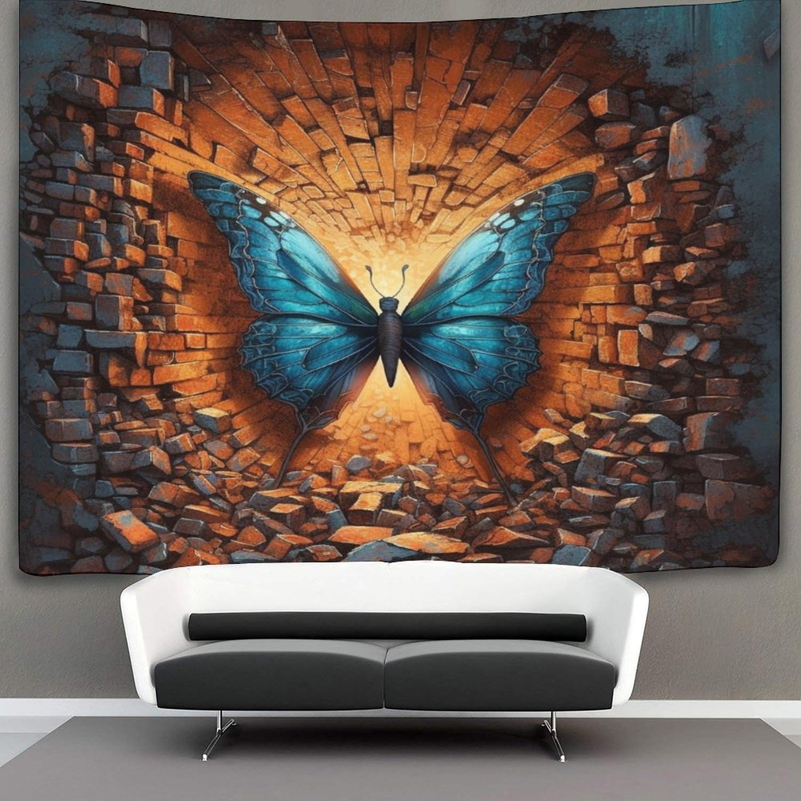 kaiyun Butterfly Tapestry, Wall Hanging,Wall Art for Bedroom Aesthetic Home Decoration for Living Roombedroom 100cmx150cm