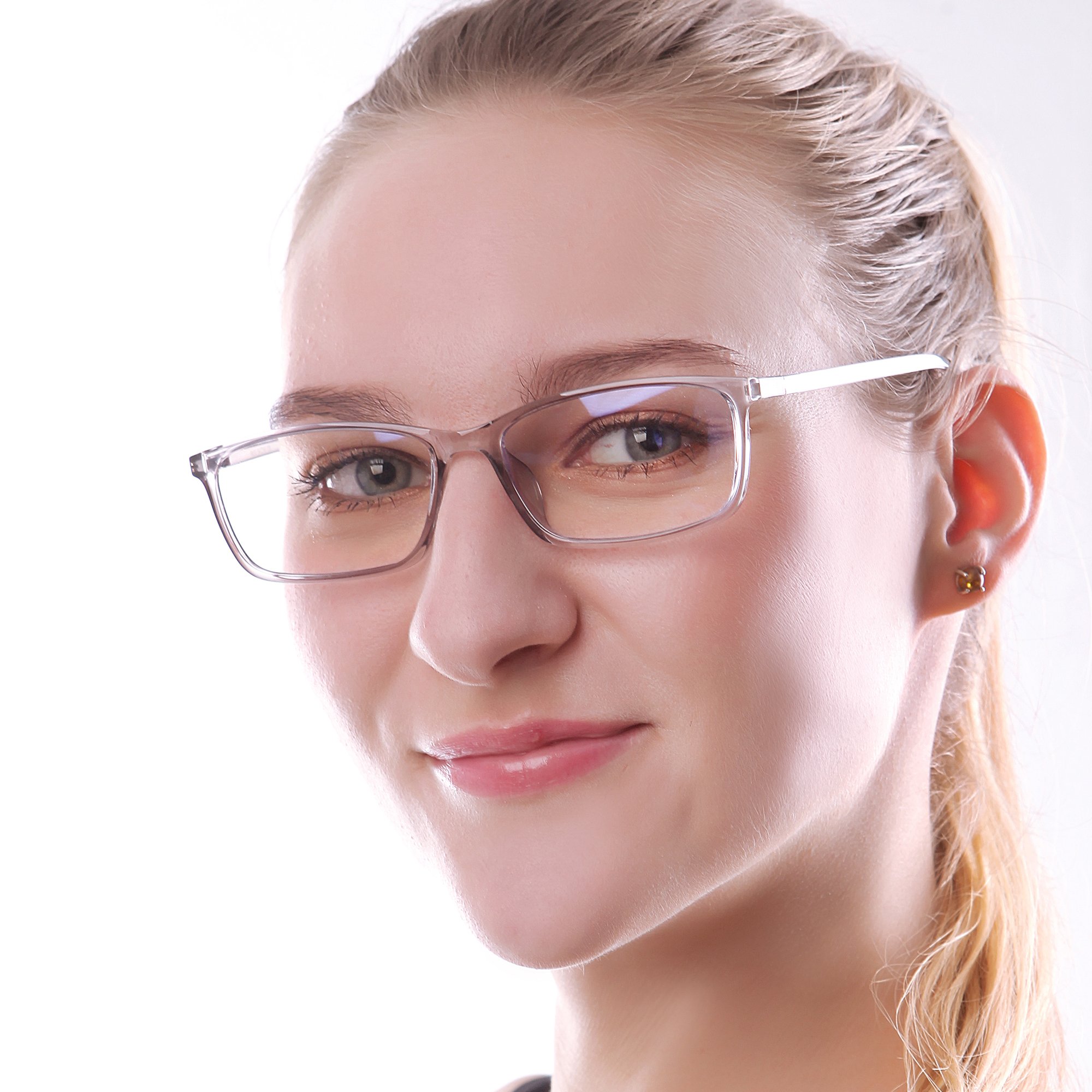 Computer-Lesebrille, blaues Licht, blockiert – Lesebrille, blendfrei, Belastung der Augen, leicht, für Damen und Herren