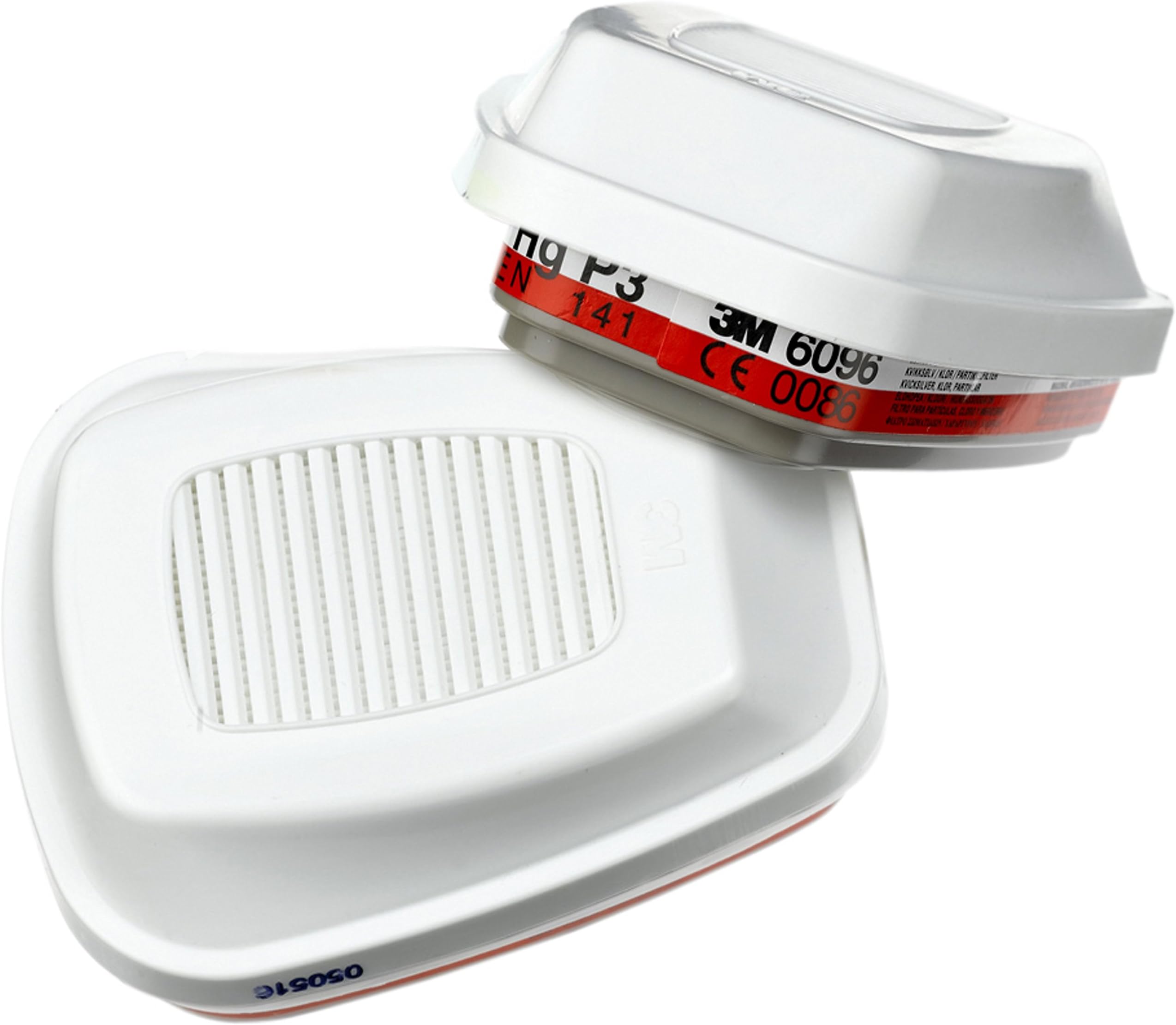 3M 6096 Gas, Vapour and Particulate Filter A1E1HgP3R (Pack of 4)