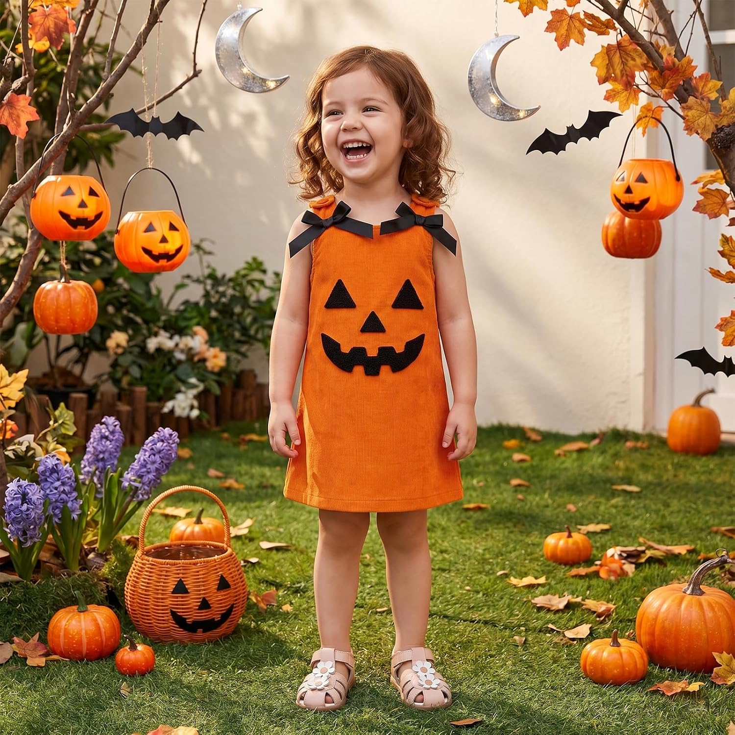 Toddler Girl Halloween A-line Tank Dress