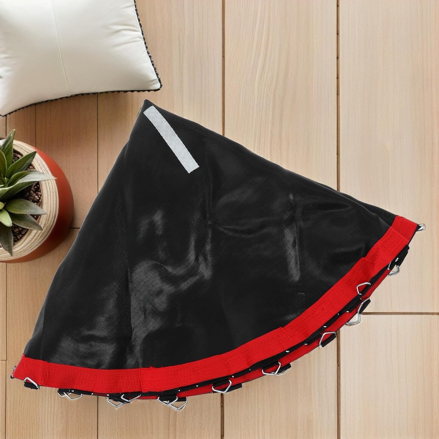 Round Jumping Mat for Trampoline Replacement High Elastic Breathable Mesh Fitness Accessory for Adults Home Exercise Entertainment