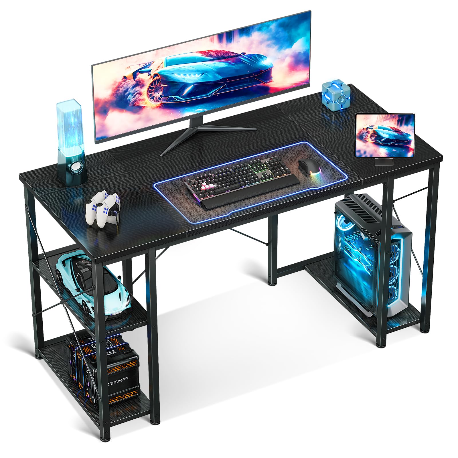 Amazon | AODK ゲーミングデスク パソコンデスク 机 pcデスク 幅120cm